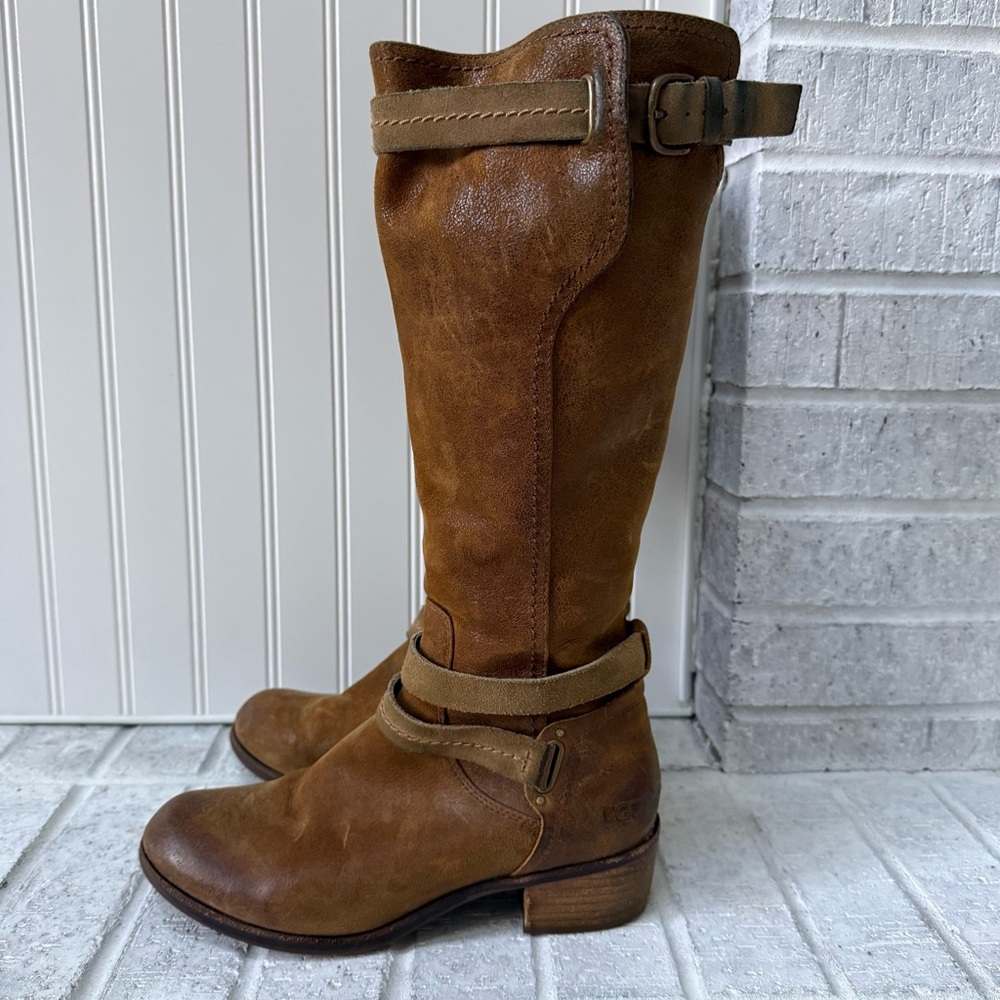 UGG Australia Darcie Leather Riding Boots - Picture 6 of 15